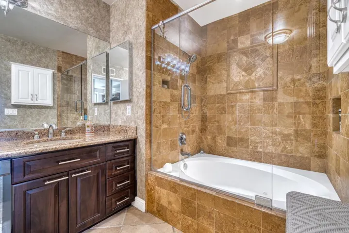 Primary bath double sinks