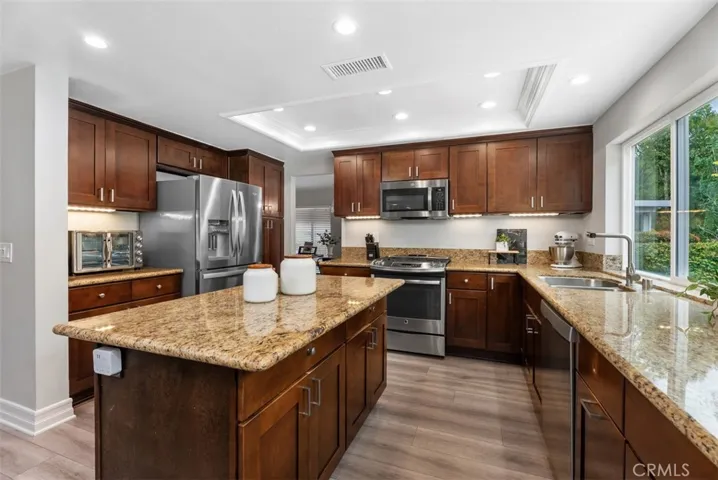 Tons of cabinets & counter space.