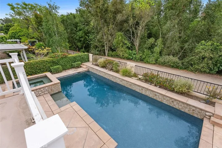 Wow!  View from primary balcony of luxury pool & spa!