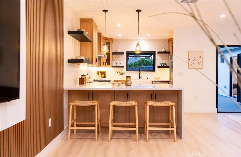 Double Kitchen Peninsula cabinets