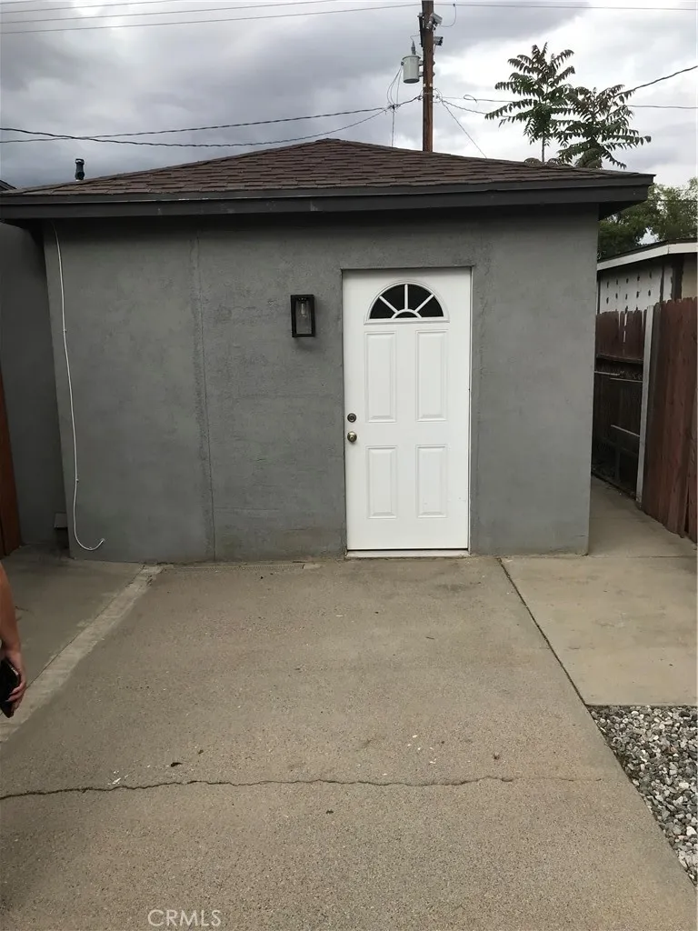 Converted garage.