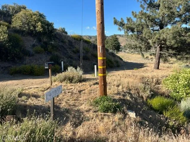 Power post inside the property.