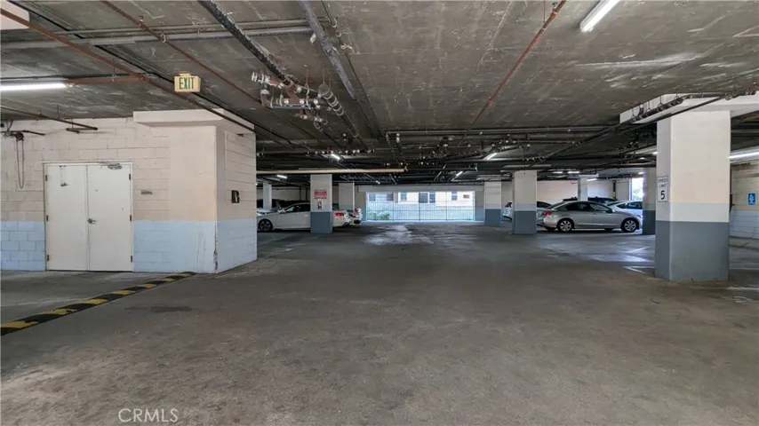 Secure gated on-site parking garage