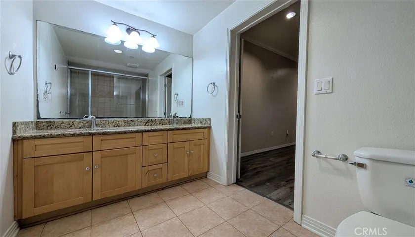 Primary Bathroom Vanity with double sinks