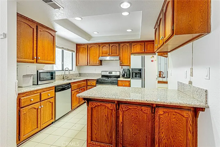 Abundant cabinetry for storage