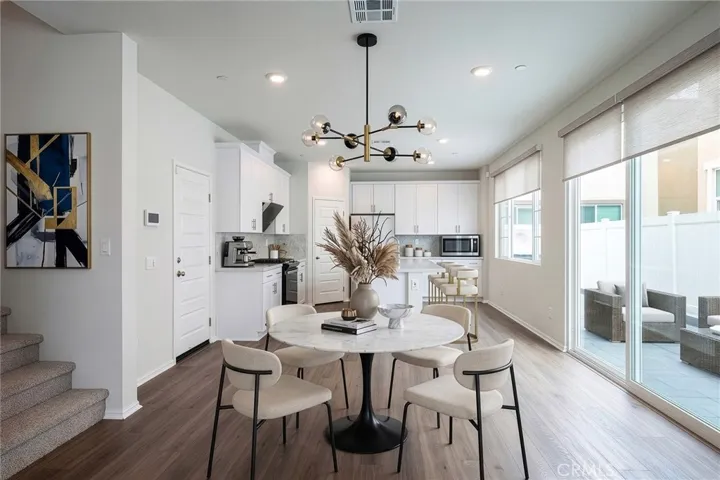 Virtually Staged Dining Room