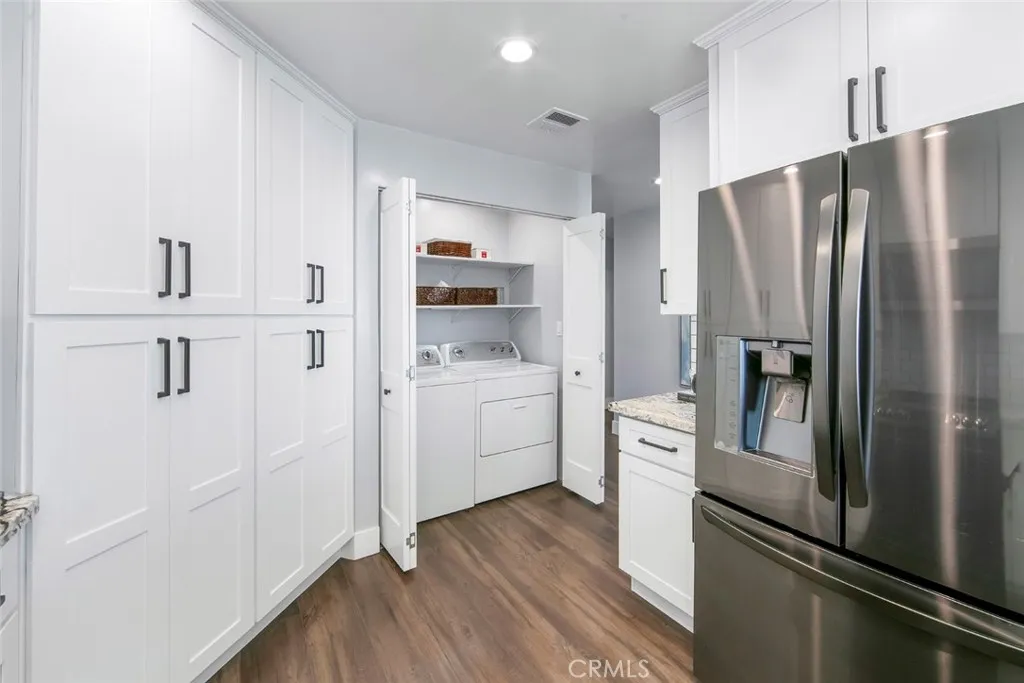 Custom laundry area.