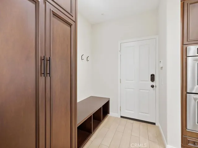 Mud room with door to garage