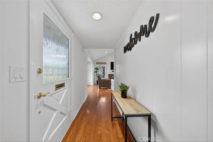 Lovely entry into the living room.