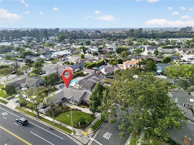 Drone shot of Rossmoor.