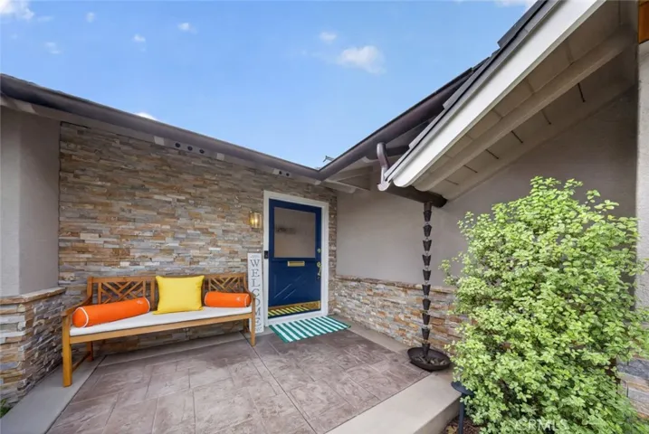Welcoming patio to sip your favorite beverage and welcome guests.