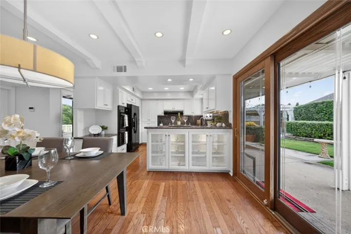 Lots of natural light with beautiful views into the backyard.