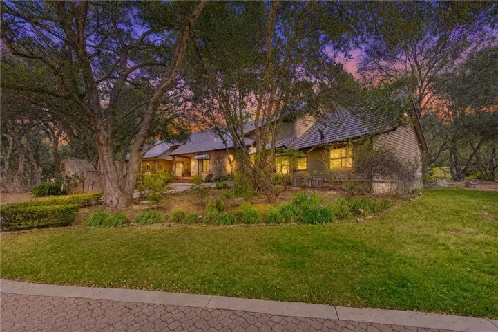This photo has been digitally altered to show twilight view