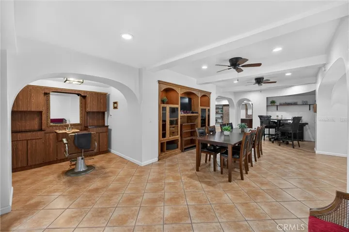 Expansive Entertainment Room