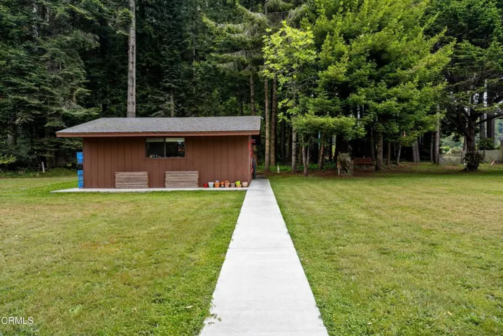 SIDEWALK TO SHOP BUILDING
