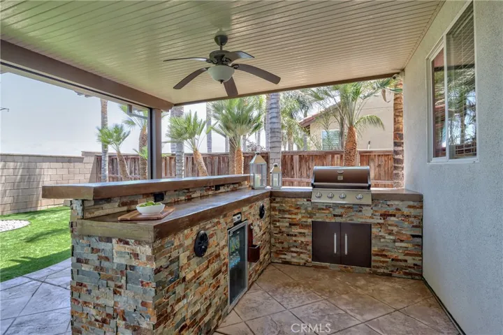 Rear Yard BBQ Island/Bar