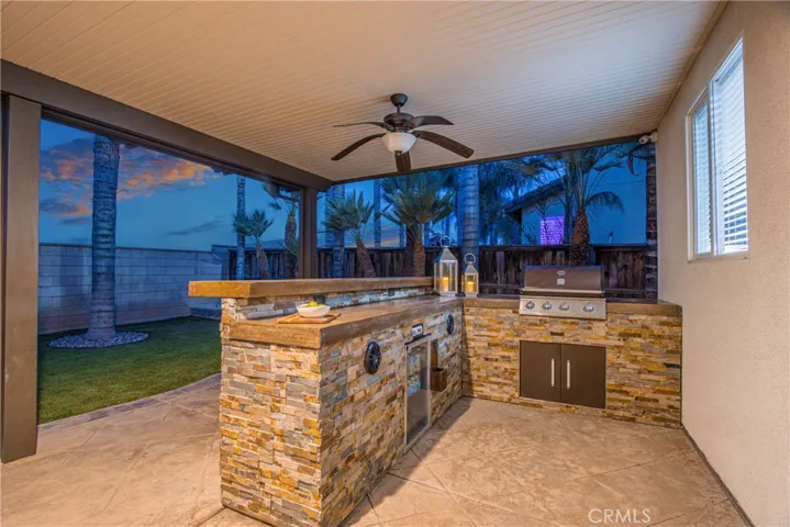 Rear Yard BBQ Island/Bar