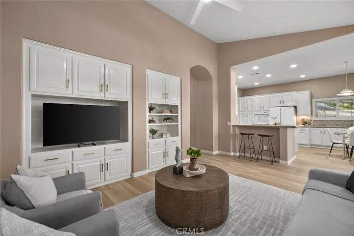 family room custom built-ins