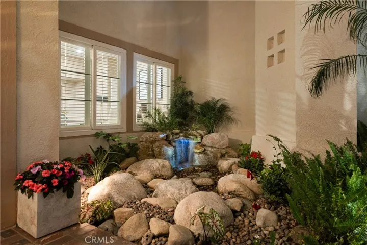 front porch water feature