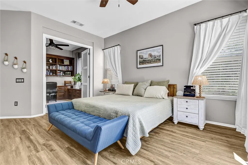 Primary Bedroom with Private Entry to Office