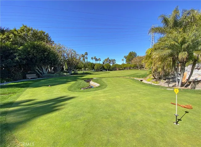The Greens on the 18 hole putting green
