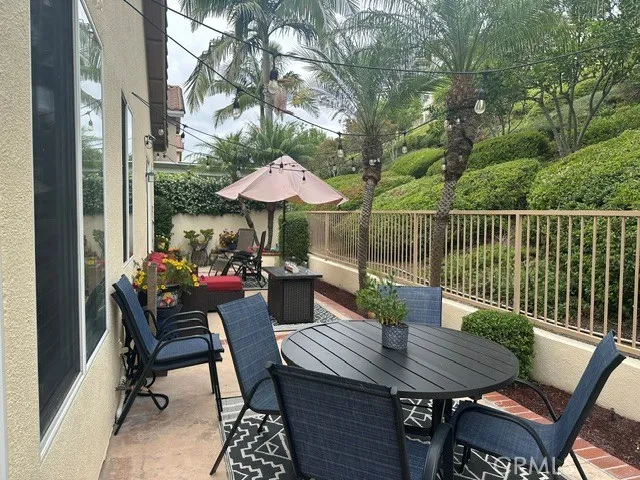 Entertaining Backyard for Dining and Enjoying the surrounding lush landscape