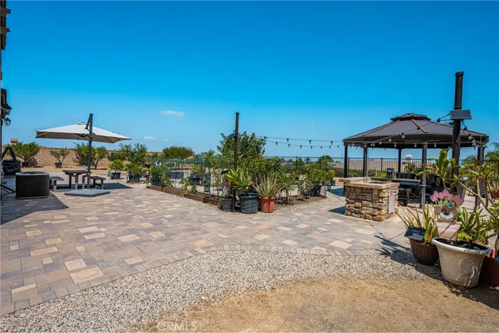Pavers throughout Backyard.