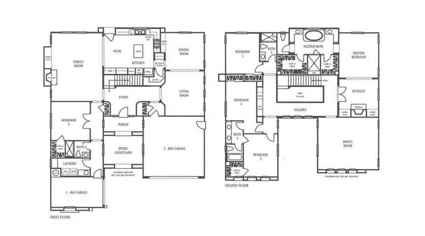 Original Lennar Floorplan.
