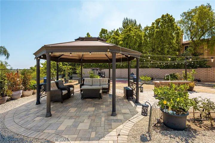 Backyard Gazebo.