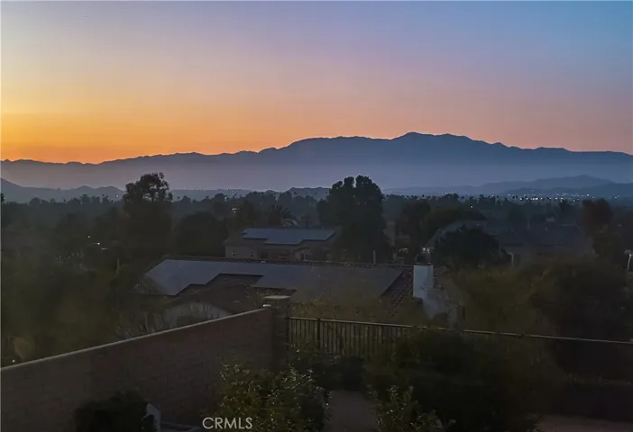 Same view at sunset.