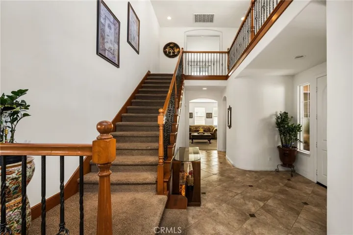 Upstairs with Gallery Overlooking Entry.