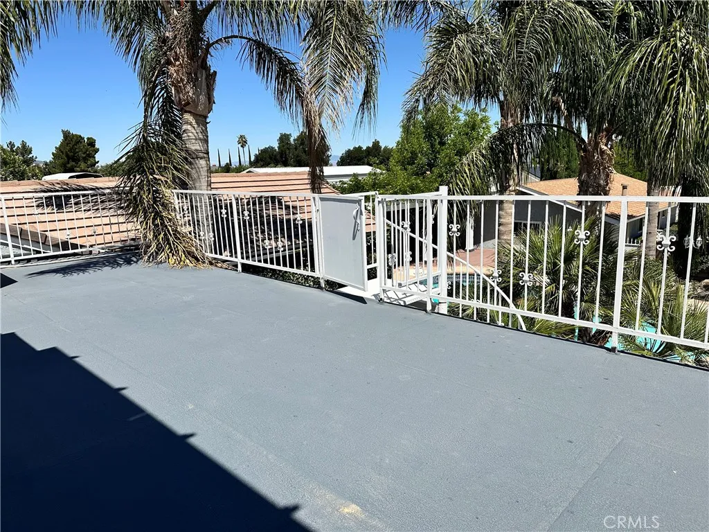 Outside deck