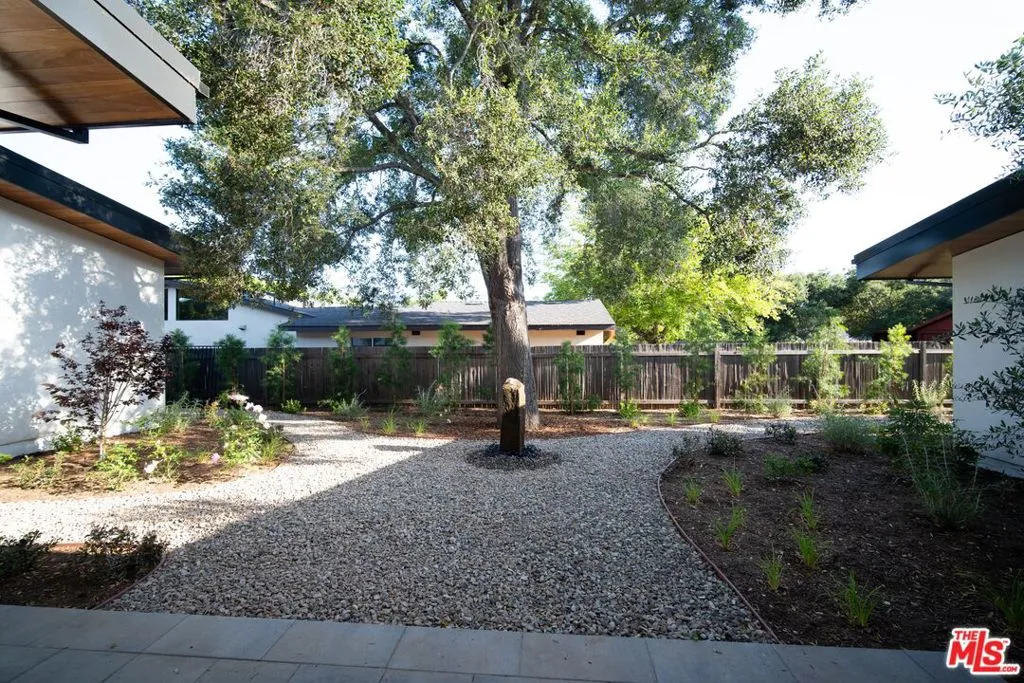 Side Yard with Fountain