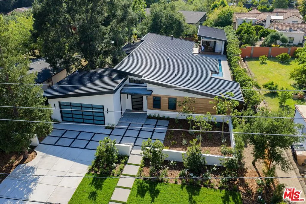 Close up Aerial View