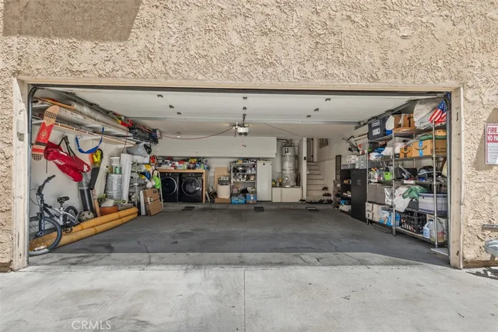2 Car garage with plenty of storage