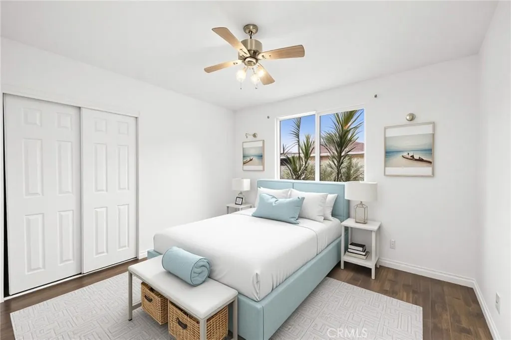 Bedroom 1: This photo has been digitally altered to include furniture and decor. This photo is virtually staged.