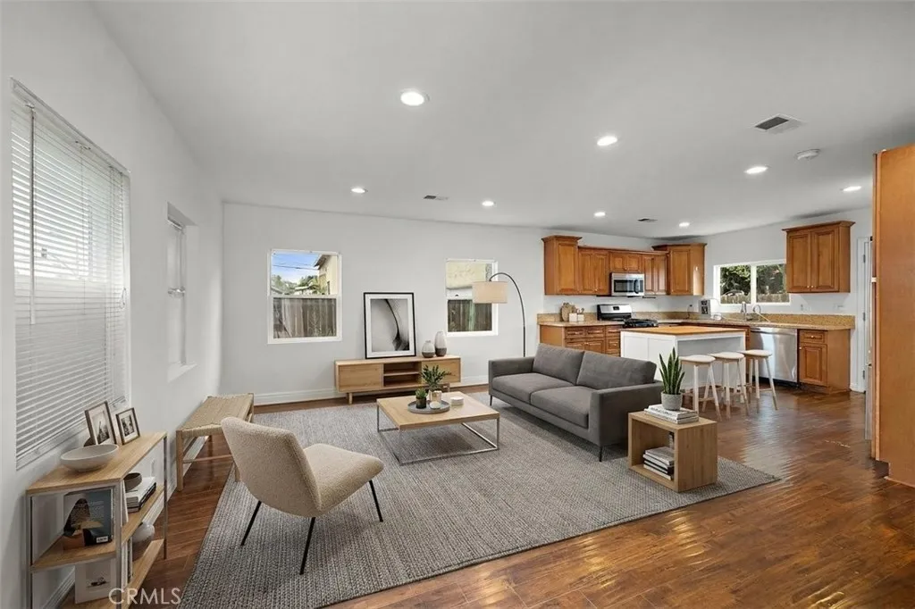 This photo has been digitally altered to include furniture and decor. This photo is virtually staged.