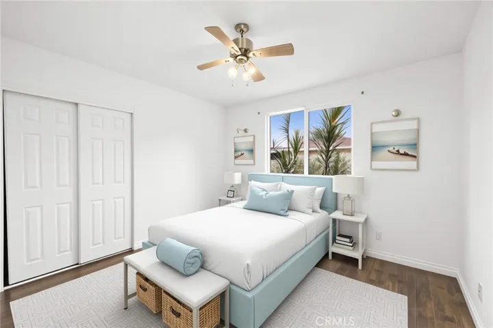 Bedroom 1: This photo has been digitally altered to include furniture and decor. This photo is virtually staged.