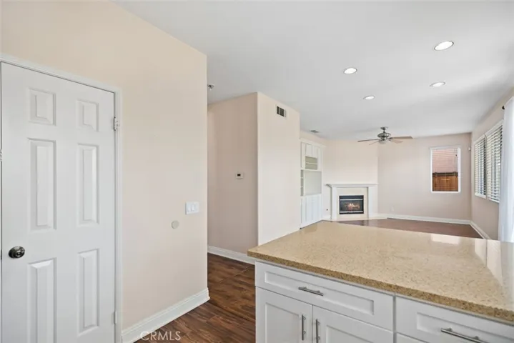 Here is another view from the kitchen looking into the family room