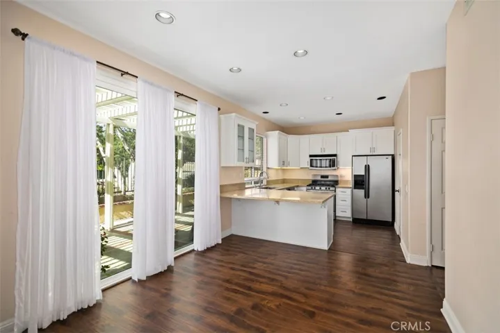 This home has plenty of recessed lighting