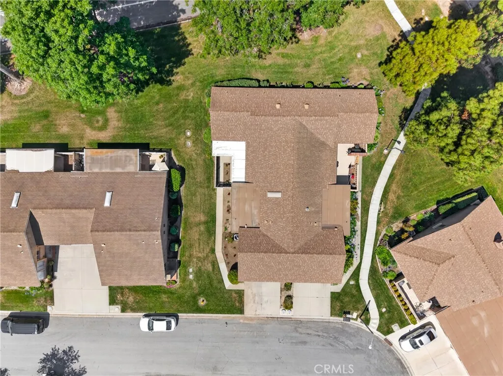 Aerial view of the property