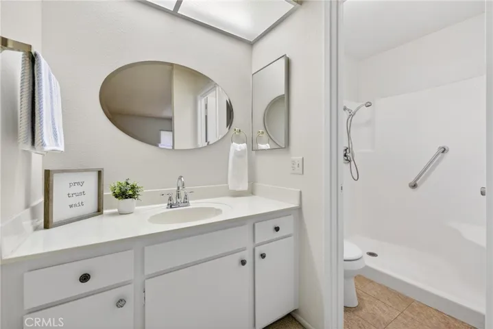 Primary Bathroom with walk-in shower.