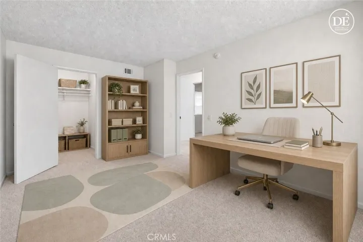 Digitally Enhanced Bedroom 2 as an office