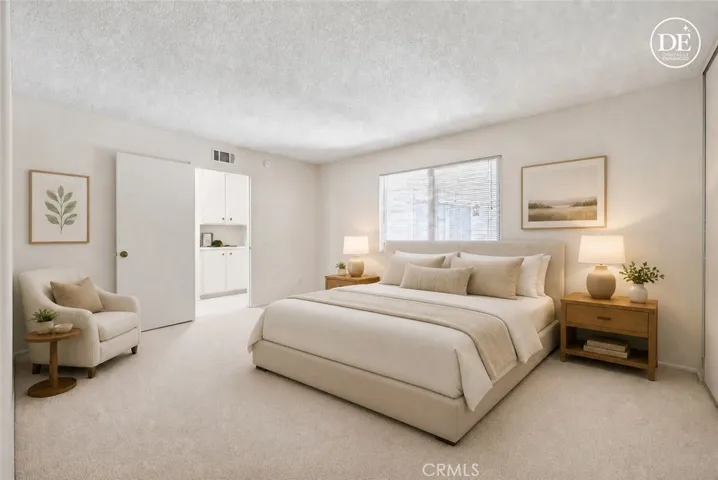 Digitally Enhanced Primary Bedroom