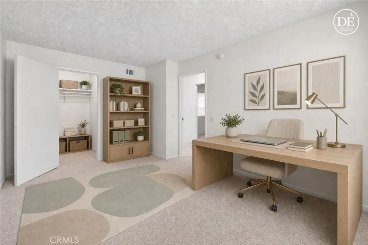 Digitally Enhanced Bedroom 2 as an office