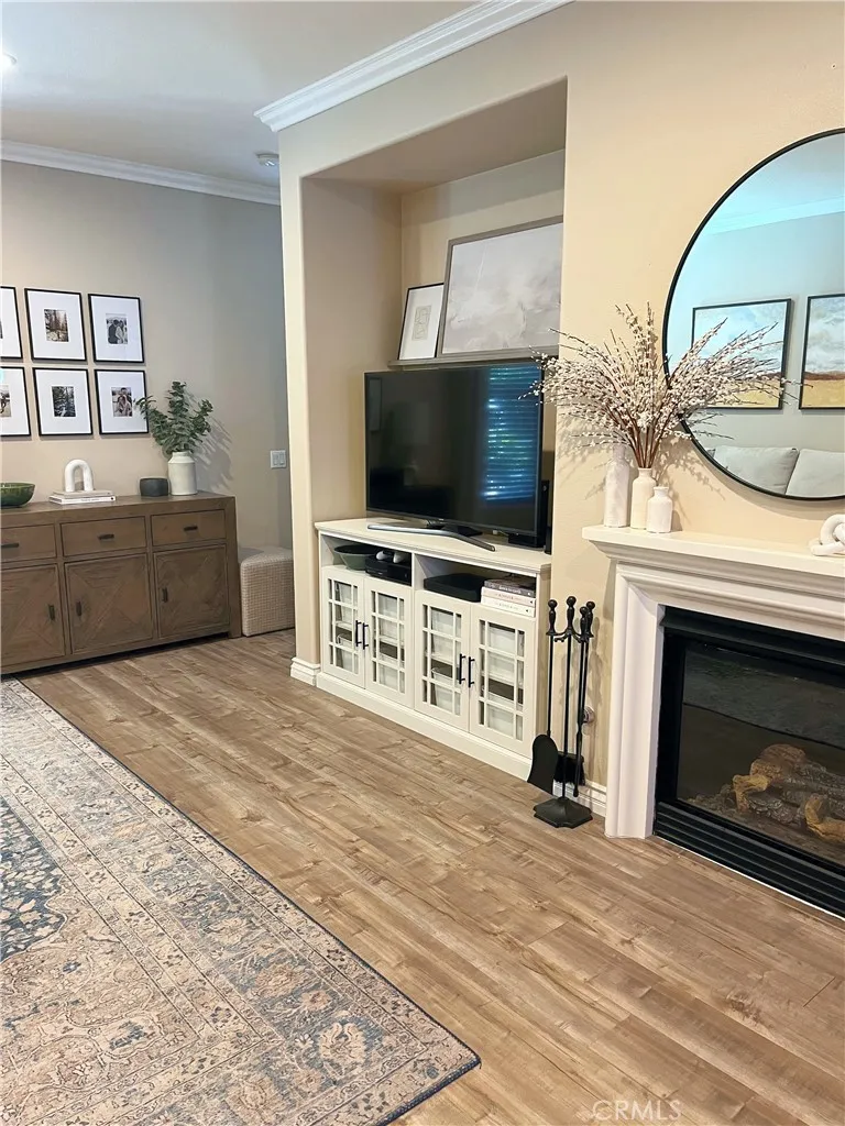 Family room fireplace