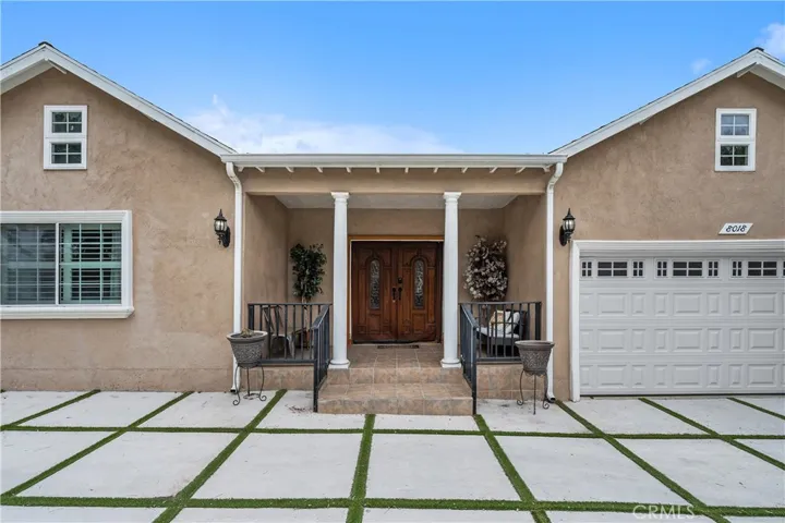 Covered front porch
