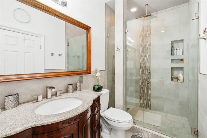 Nice size shower stall
