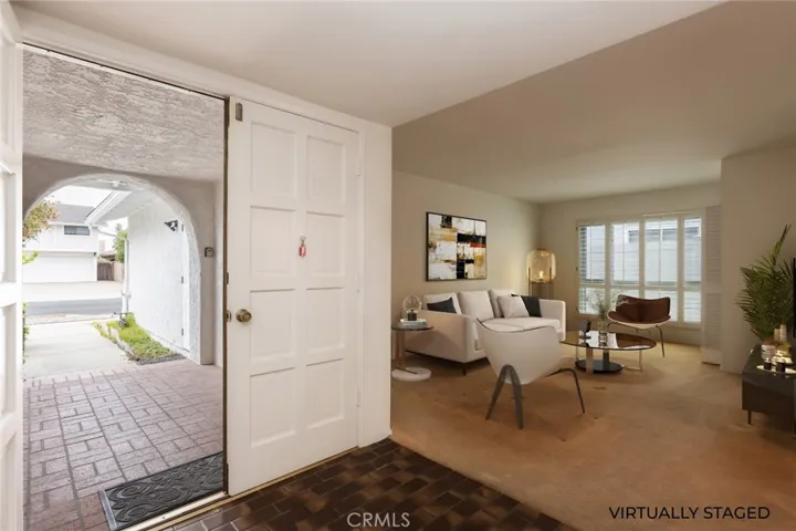 VIRTUALLY STAGED formal living room