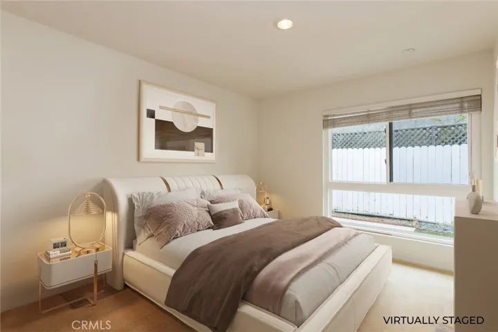 VIRTUALLY STAGED second bedroom